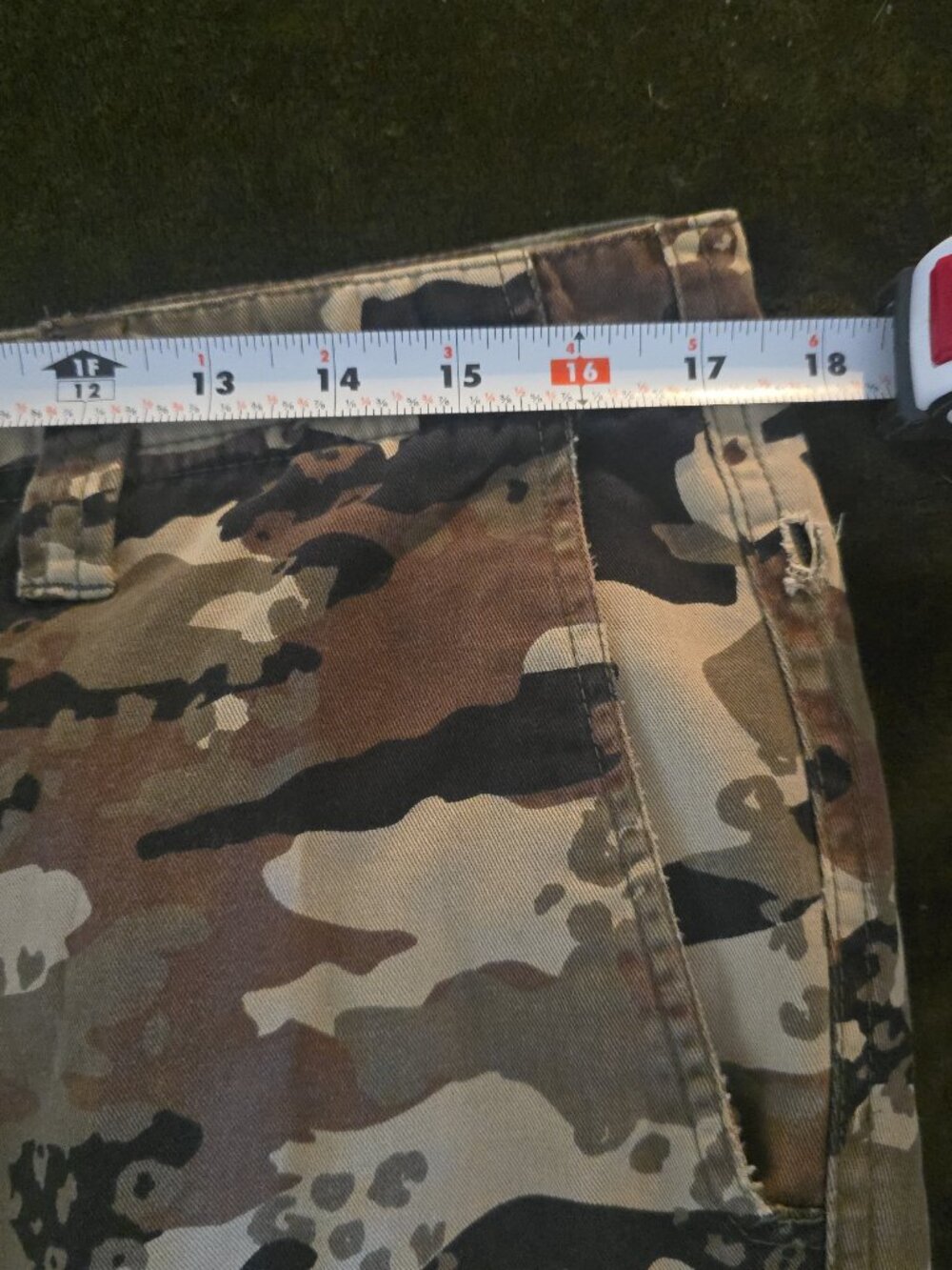 Volcom March Cargo Pants Camo Mens Size 33 Relaxed Straight Cotton - Picture 6 of 9